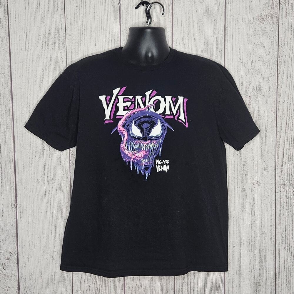 Marvel Venom - We Are Venom - 100% Cotton Short Sleeve Black T-Shirt, sz XL
